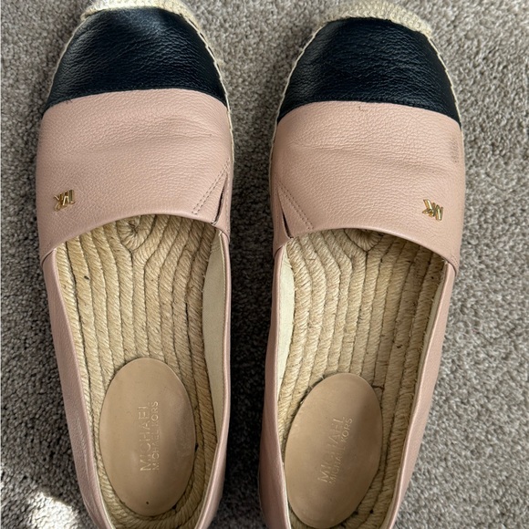 Michael Kors Two-Tone Espadrilles in Pink and Black - Picture 2 of 5